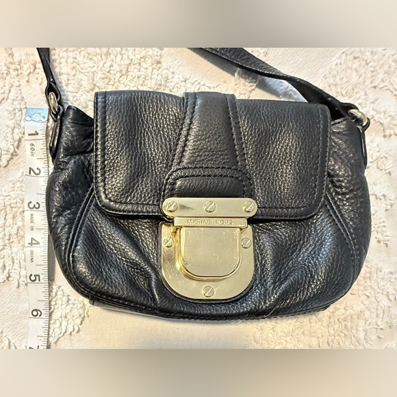 Michael Kors Handbags - Michael Kors Black Crossbody Bag with Gold Hardware